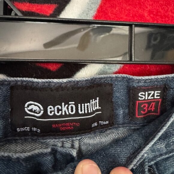 ECKO Unltd. Men's Jeans 34 Relaxed Fit Denim - Picture 2 of 9